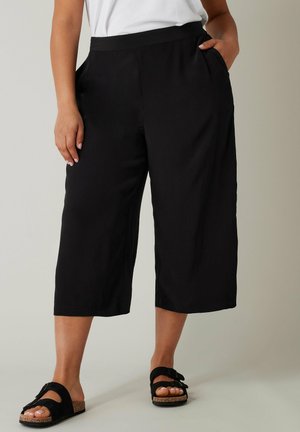 WIDE LEG - Broek - black