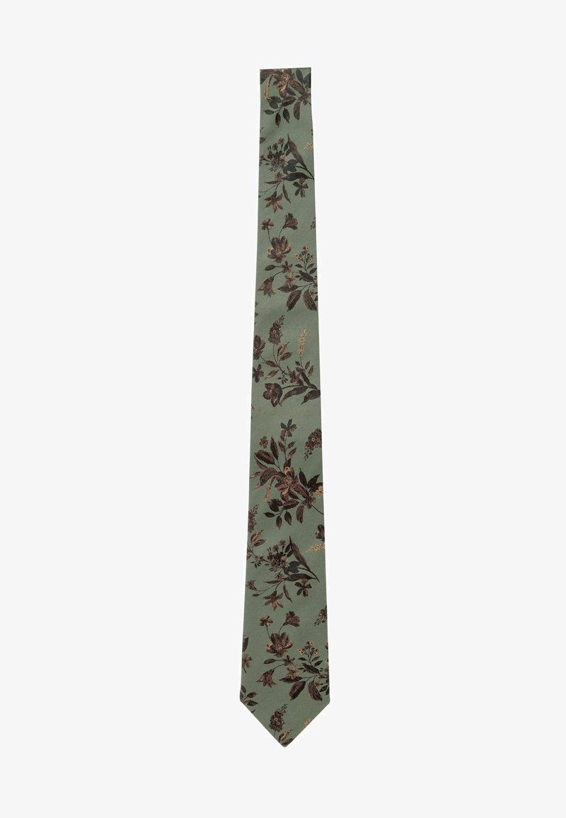 Next SLIM FIT - Krawatte - forest green