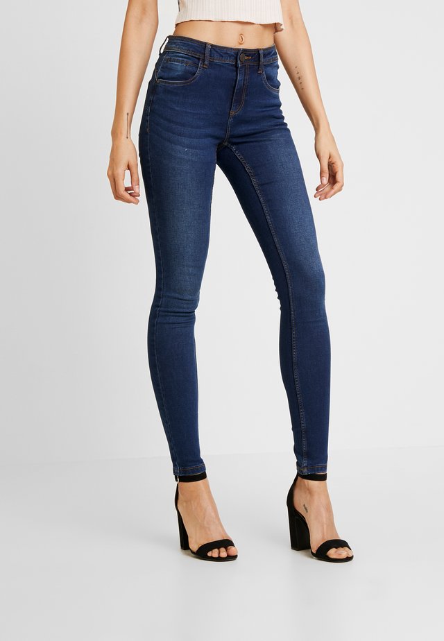 NMJEN SHAPER - Jeans Skinny Fit - dark blue denim