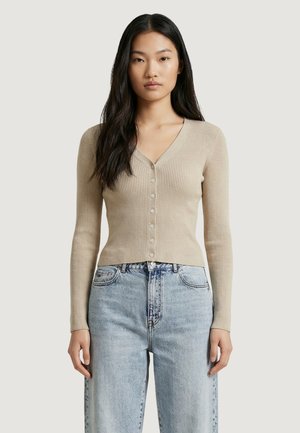 MIST LIFE V-NECK  - Cardigan - beige