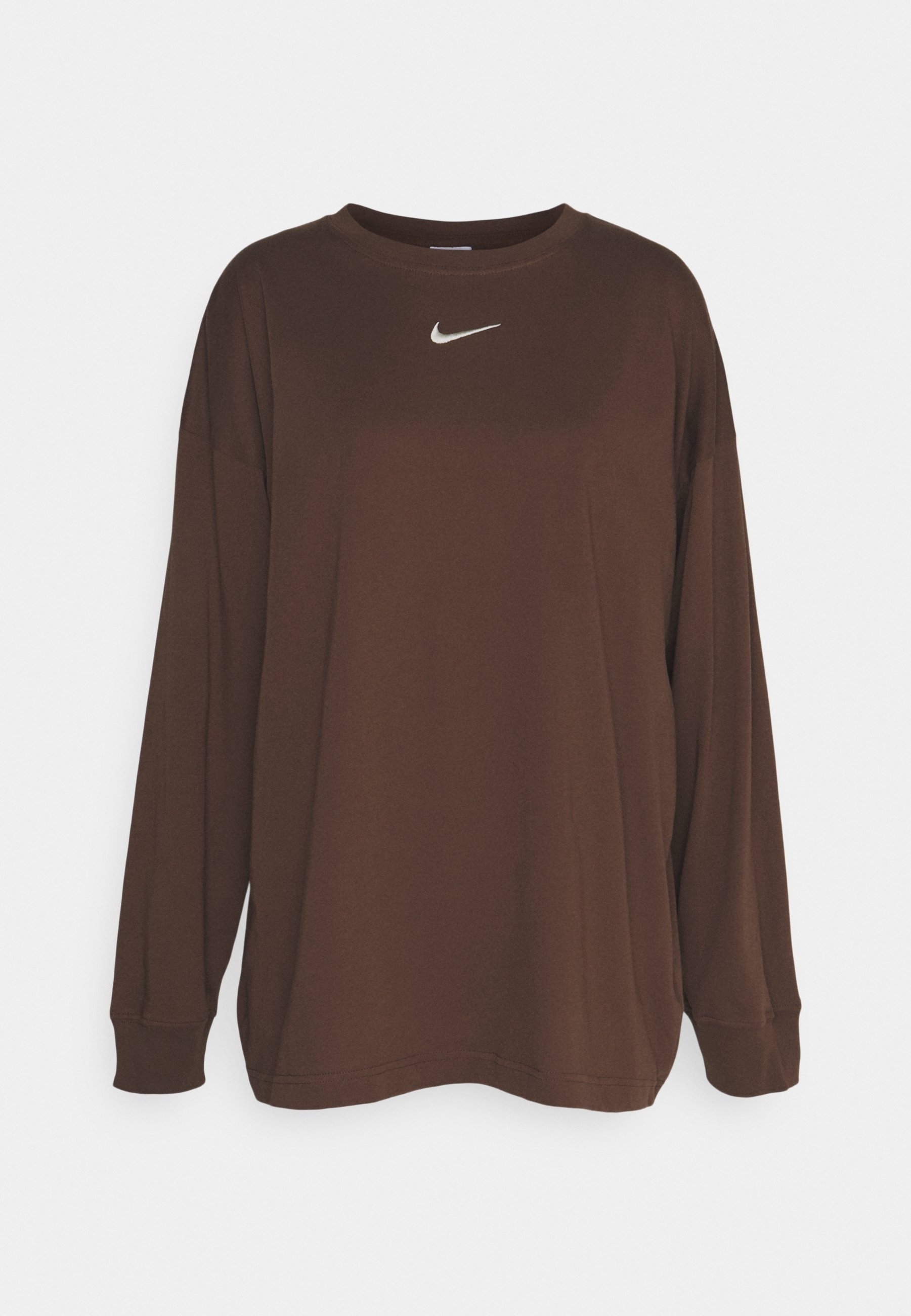 brown nike long sleeve shirt