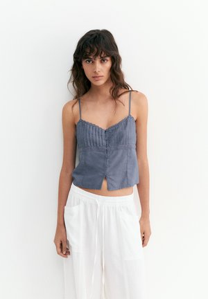 PULL&BEAR, Débardeur - blue