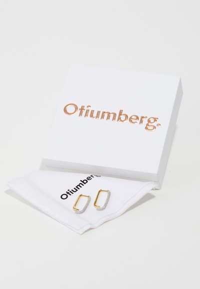 Otiumberg PAVE MOSAIC HOOPS - Ohrringe - gold-coloured