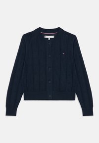 Tommy Hilfiger - POINTELLE - Chaqueta de punto - dark night navy Imagen en miniatura 1