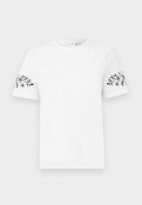 VISYBIL FLOWER O NECK - Tricou cu imprimeu - snow white