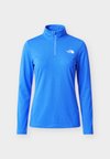 FLEX 1/4 ZIP TEE SLIM - Блуза с дълги ръкави - active blue