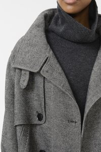 Gestuz AVIC SHORT JACKET - Light jacket - black/grey