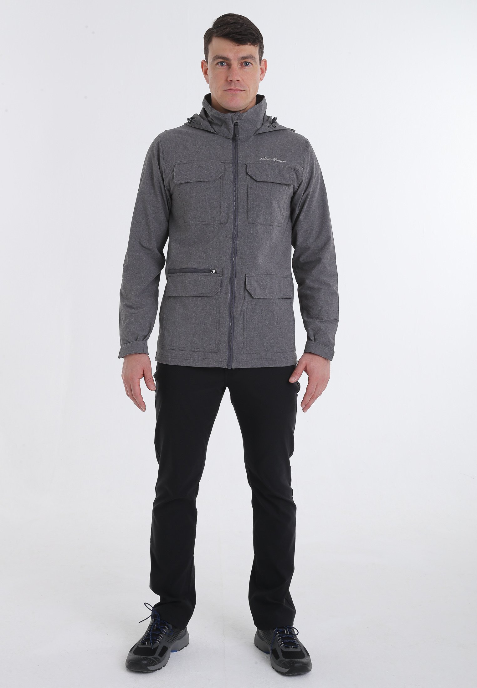 Eddie Bauer ATLAS STRETCH HOODED JACKET 
