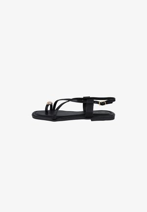 Bubble Bobble, SANDALIAS PLANAS ANILLO - Sandalias de dedo - black