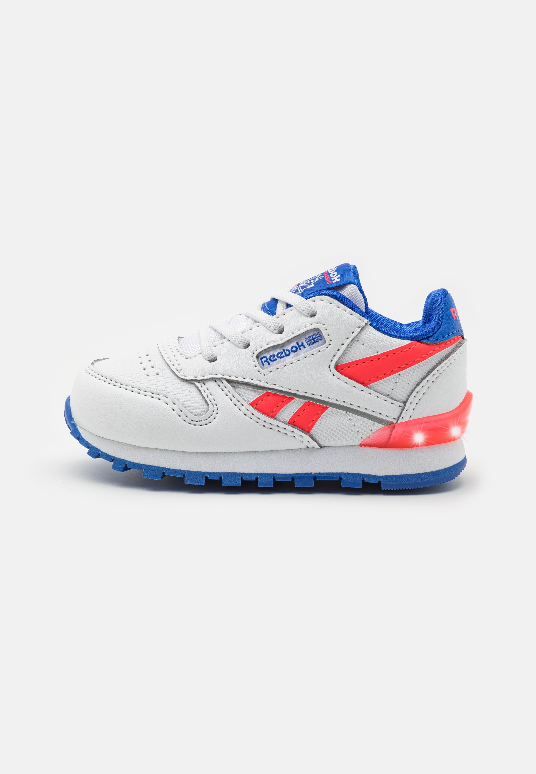 Forskelle Kan ikke lide Påstået Reebok Classic CLASSIC STEP N FLASH UNISEX - Lær-at-gå-sko - footwear  white/electric cobalt /neon cherry/hvid - Zalando.dk