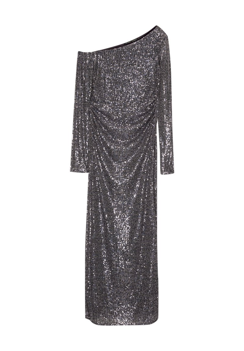 PULL&BEAR Cocktailjurk donkergrijs