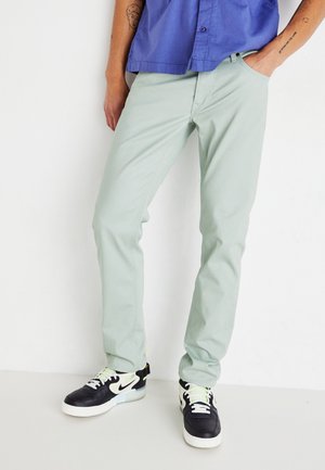 Straight leg jeans - light green
