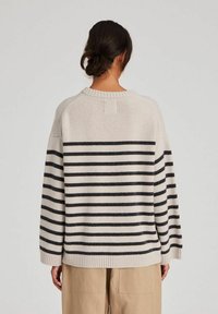 GAI+LISVA Strickpullover - island fossil dark grey stripe