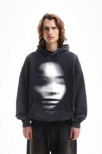 FAVELA FACE UNISEX - Sweatshirt - black washed