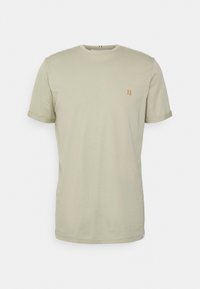 Não selecionado, neutral green/orange