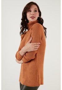 LELA REGULAR FIT - Pulover - snuff colored