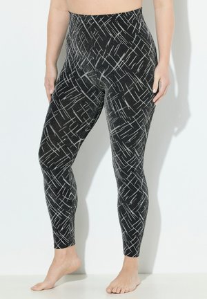 SPARKLING PATTERNED FOOTLESS - Strumpfhose - silver