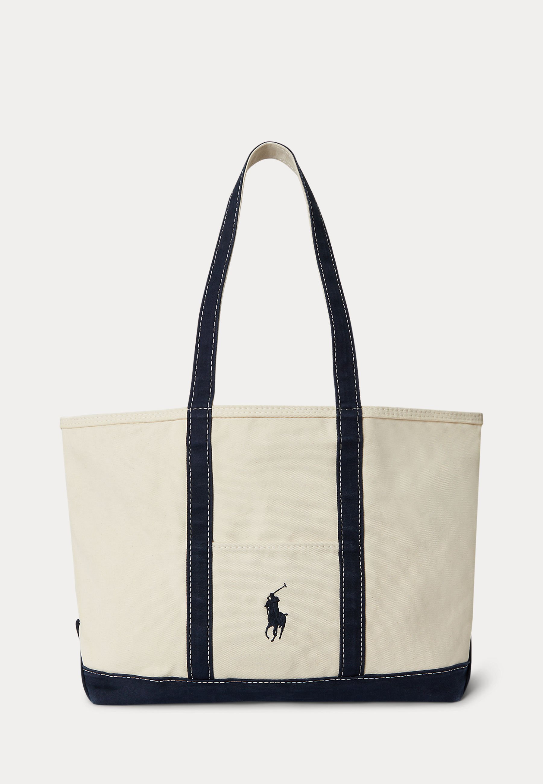 ポロラルフローレン POLO GOLF Color Pony Tote bag Polo Ralph Lauren BIG PONY CANVAS TOTE UNISEX - Tote bag - cream