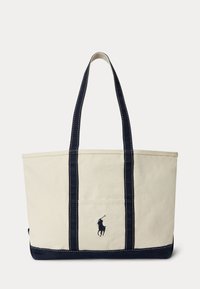 BIG PONY CANVAS TOTE UNISEX - Τσάντα Tote - cream/navy