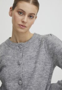 ICHI IHKamara - Gilet - grey melange