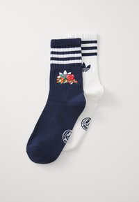 NELSON 2 PACK - Zeķes - white/night indigo