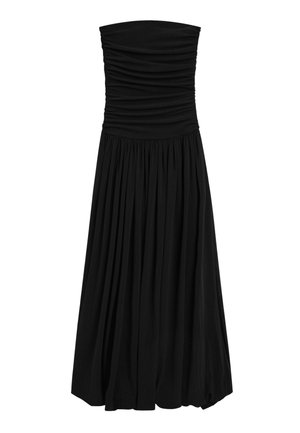 Massimo Dutti, STRAPLESS BALLOON MIDI DRESS - Day dress - black