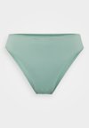 Curvy High-Leg High-Waist Ribbed Cheeky Bikini Bottom - Bikini pezzo sotto - green bay