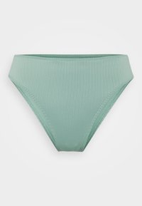 Curvy High-Leg High-Waist Ribbed Cheeky Bikini Bottom - Bikiniunderdel - green bay