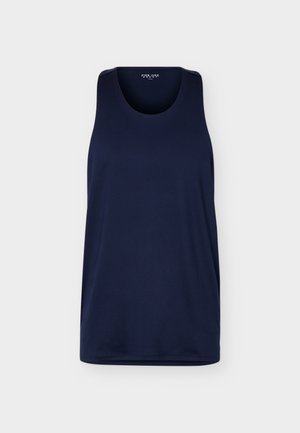 Pier One Sport, ESSENTIAL QUICK DRY RACERBACK FITTED TANK - Top - dark blue