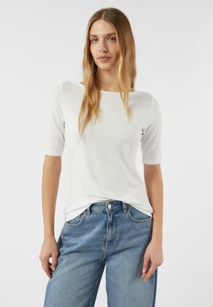 T-Shirt basic - weiß