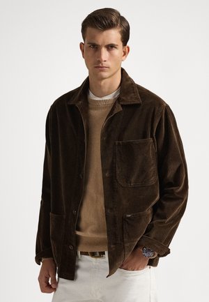 CORDUROY UTILITY OVERSHIRT - Overgangsjakke - dark beech