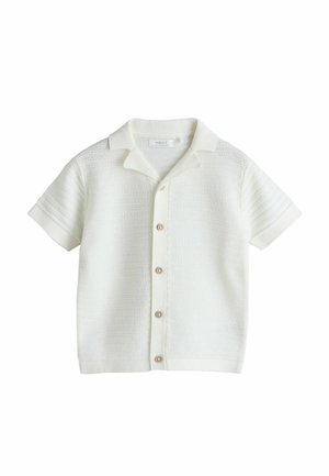 REGULAR FIT - REVERE COLLAR SHORT SLEEVE - Skjorta - ecru