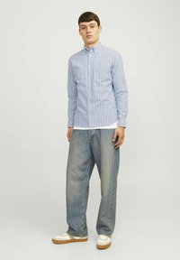 Jack & Jones PREMIUM JPRBLUBROOK OXFORD  NOOS - Vapaa-ajan kauluspaita - night sky