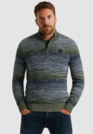 PME Legend, RACE - HALF ZIP TRUI - - Pullover - blauw groen