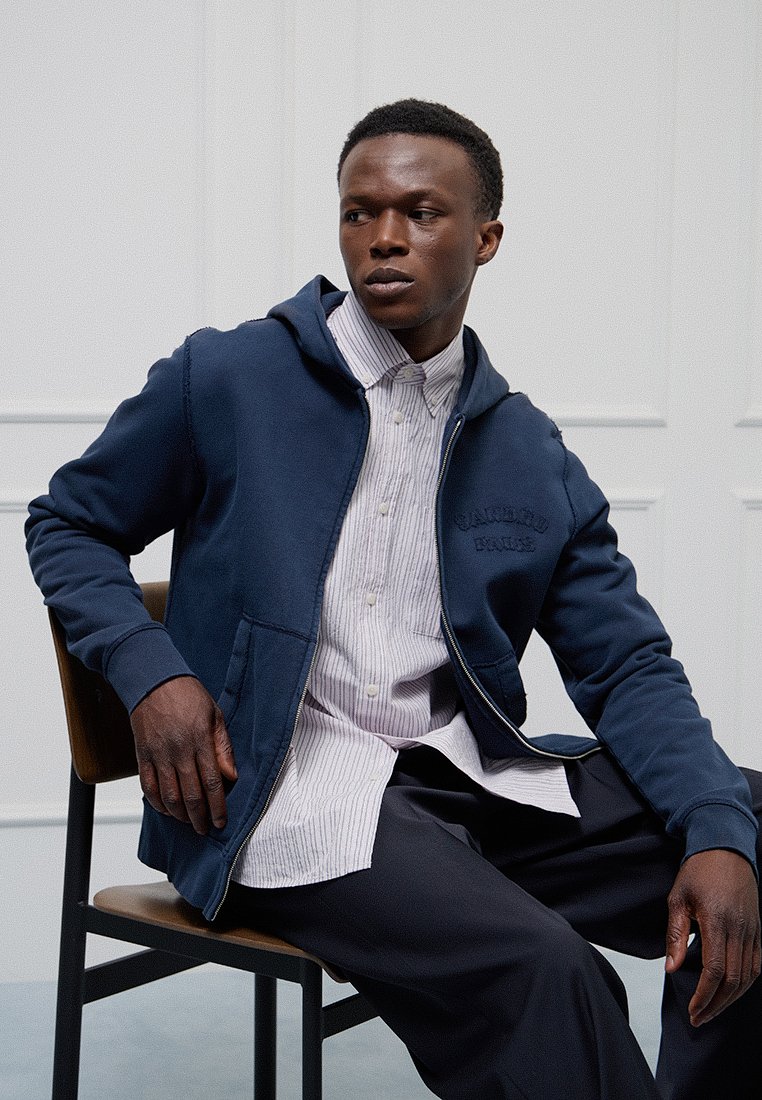 sandro Sweater met rits blauw sandro Sweater met rits blauw