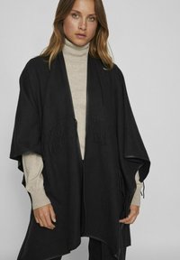 VILA VISAVANNAH PONCHO - Poncho - black