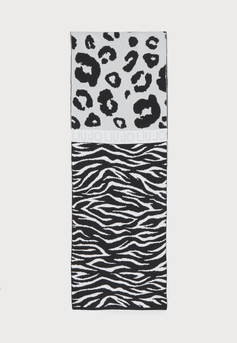 LIU JO SCIARPA BEANIE SET - Halsdoek - monogram on black
