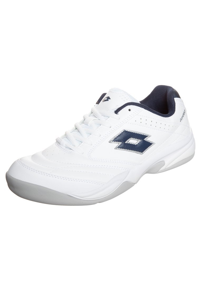 Herrer COURT LOGO 8 ID - Tennissko til tæppe - white Herrer COURT LOGO 8 ID - Tennissko til tæppe - white