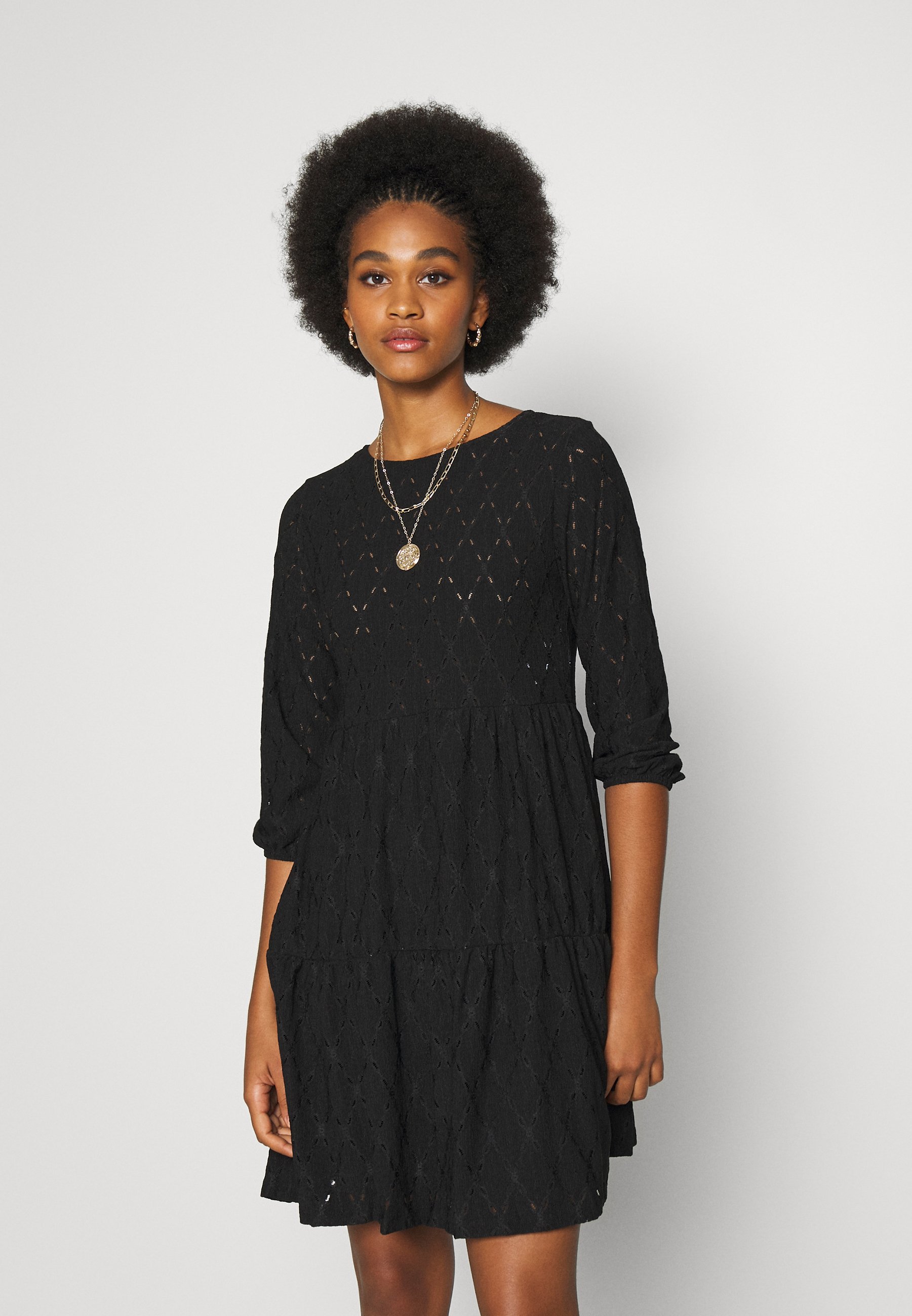 Vila VISOLARA 34 SLEEVE DRESS Vardagsklänning tortoise Vila VISOLARA 34 SLEEVE DRESS Vardagsklänning tortoise