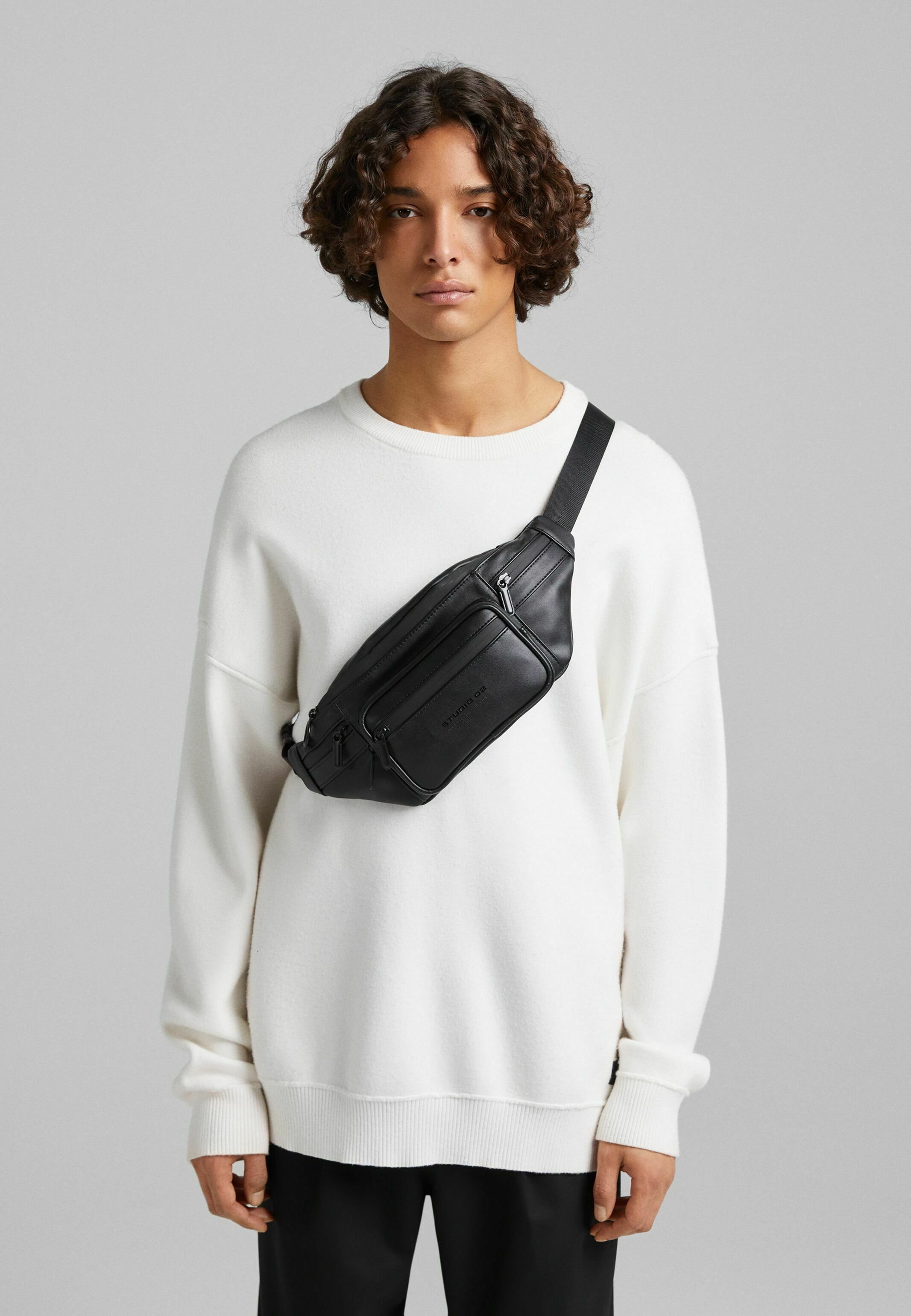 Bershka MIT REISSVERSCHLÜSSEN - Marsupio - black/nero - Zalando.it