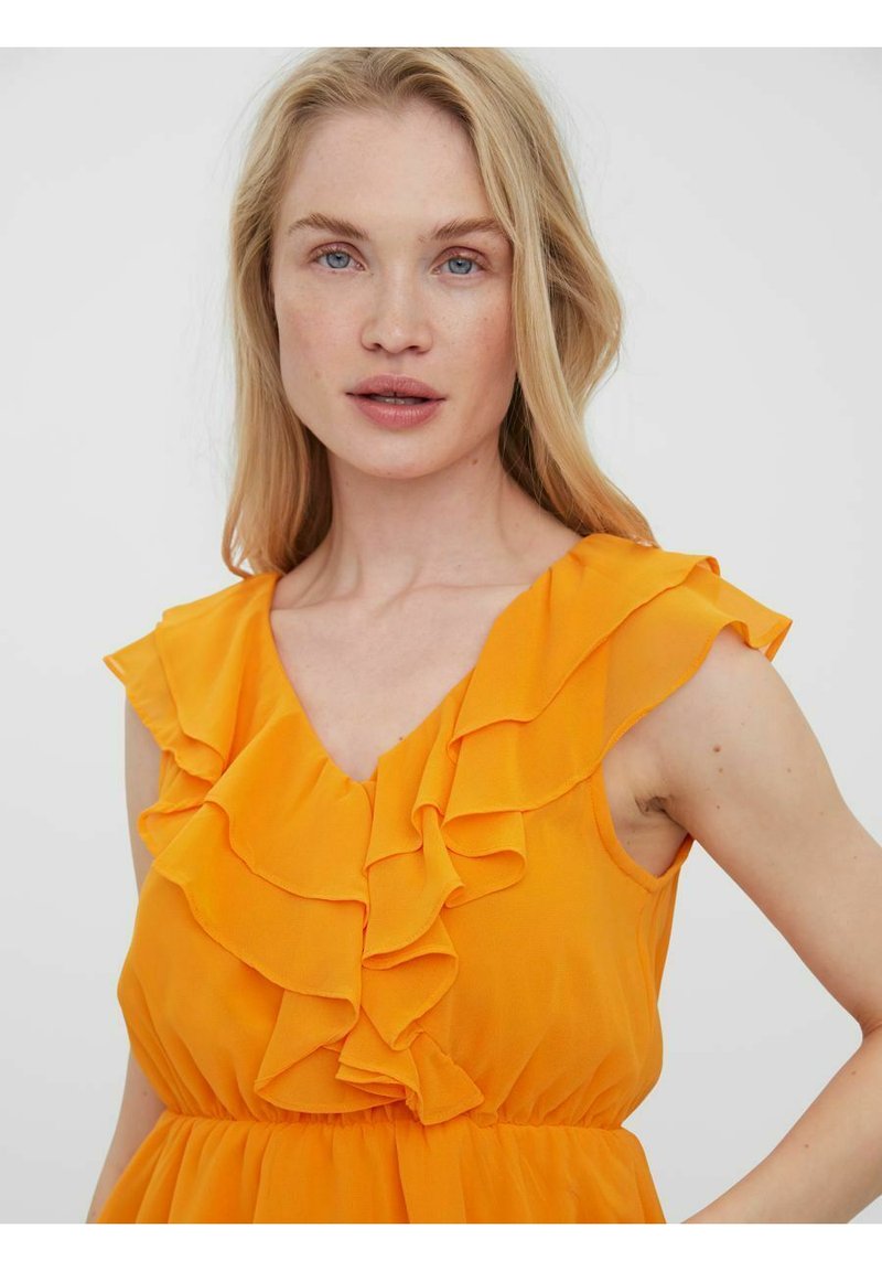Damen T-Shirts | Vero Moda Top sun orange/orange - BT75894 Damen T-Shirts | Vero Moda Top sun orange/orange - BT75894