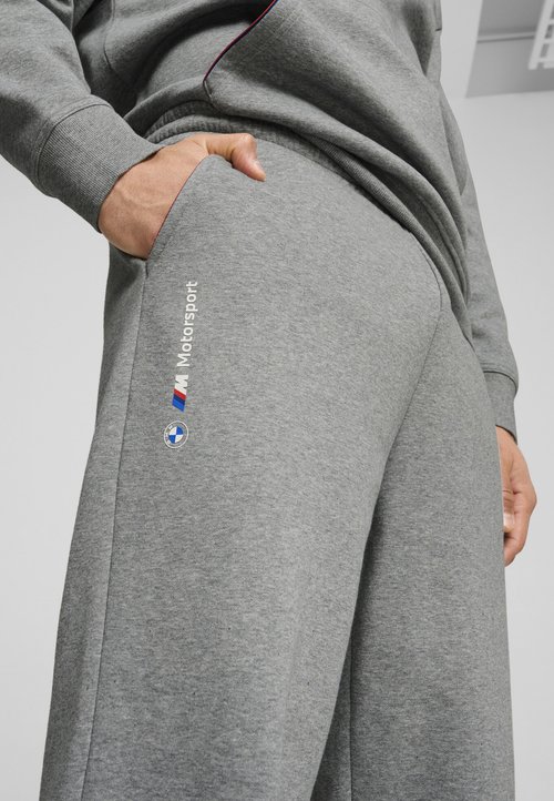 PUMA BMW MMS ESS - Tracksuit bottoms - medium gray heather — photo 4