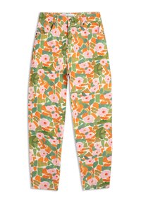 FLORAL PRINT - Jeans straight leg - off white
