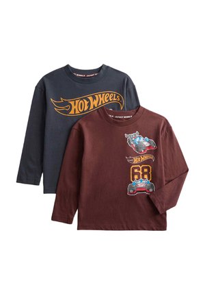 2PACK HOT WHEELS - Camiseta de manga larga - dark blue/brown