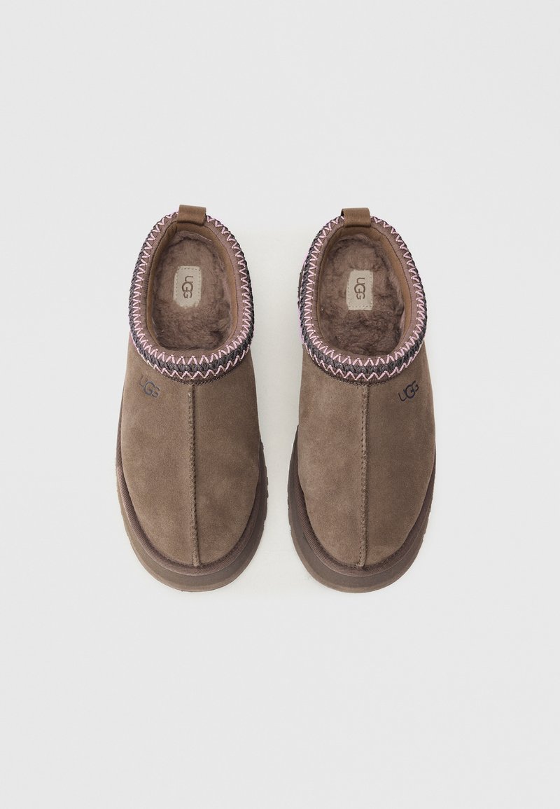 Pantofole Invernali Da Donna Con Fodera In Morbida Pelliccia - Suola In Gomma - Colori Camel, Turchese, Rosa E Grigio - Consigliato Ordinare Una Taglia In Più - 2