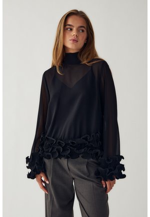 Noella, N-LATANIETTA BLOUSE - Blouse - black