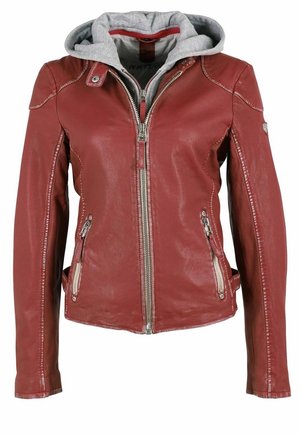 Leren jas - red