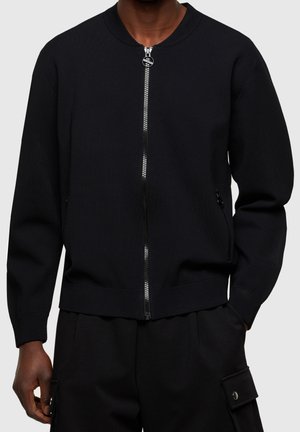 Mikina na zip - black