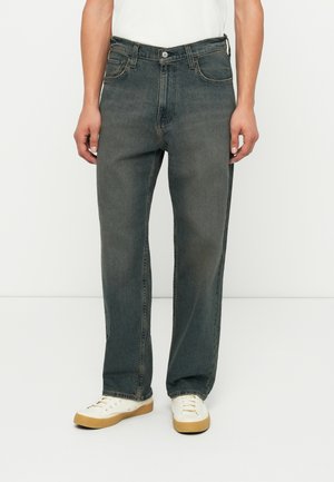 POCKET - Jean baggy - dirty denim