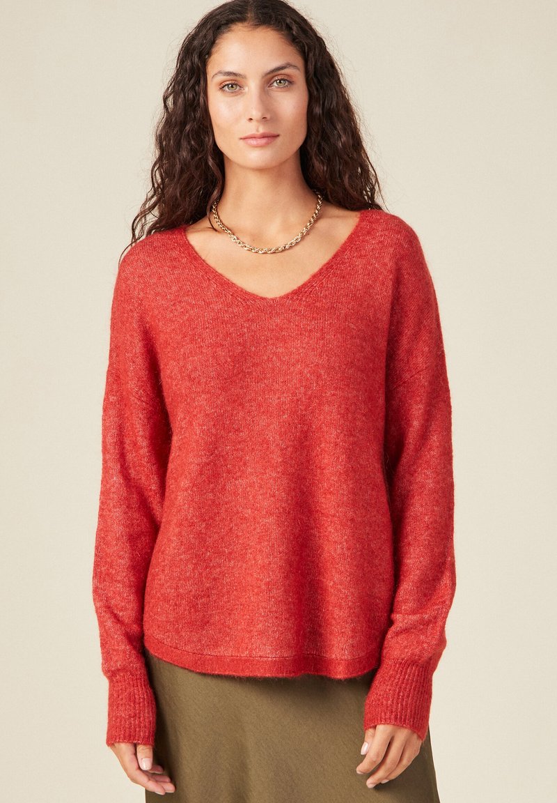 BONOBO Jeans UMWELTFREUNDLICHER  - Trui - rouge foncé